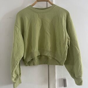 Zara Olive Green Knit Top